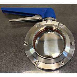 صنعت فولاد هیرون شیر پروانه ای صنایع غذایی استیل ۳۰۴